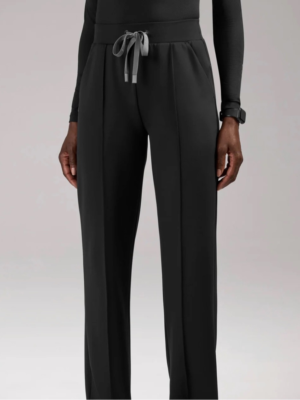 Figs Piedra High-Rise Straight-Leg Scrub Pant
